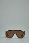 Loewe Lw40108i Anagram 52g Havana Sunglasses In Brown