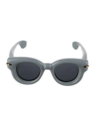 Pre-owned Loewe Wayfarer Tinted Sunglasses In Blue