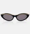 Loewe Cat-eye Acetate Sunglasses In Black