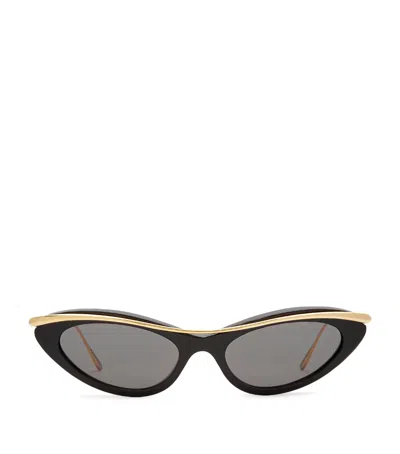Loewe Cat-eye Acetate Sunglasses In Gray