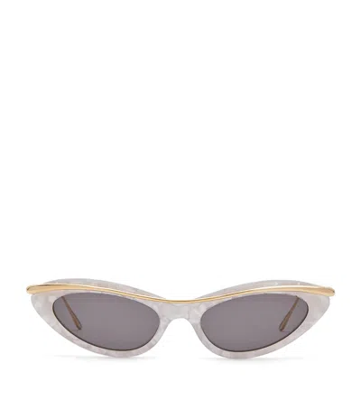 Loewe Whirl Cat Eye Sunglasses In Ivory
