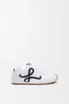 Loewe Ballet Runner 2.0 Nylon And Calfskin Low-top Sneakers In White