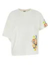 Loewe Oversize Cotton Blend T-shirt With Floral Print