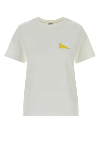 Loewe White Cotton Blend T-shirt