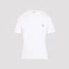Loewe White Cotton Relaxed Fit T-shirt In Blue