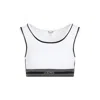 Loewe Stretch-ponte Sports Bra In White
