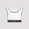 Loewe Stretch-ponte Sports Bra In White