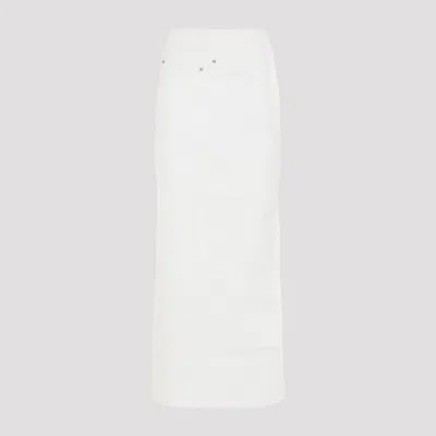 Loewe White Deconstructured Skirt