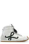 Loewe White Nylon And Suede Ballet Runner 2.0 Sneakers