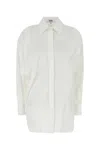 Loewe White Poplin Shirt In White