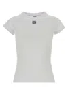 Loewe White Stretch Cotton Blend T-shirt