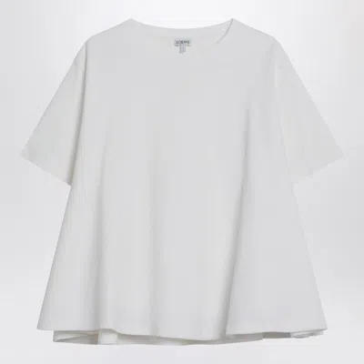 LOEWE LOEWE WHITE TRAPEZE T-SHIRT WOMEN
