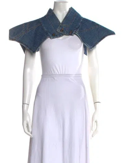 Pre-owned Loewe Wide Denim In Blue