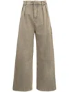 Loewe Bleached High-rise Wide-leg Jeans In 中性色