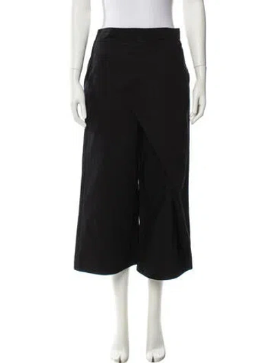 Pre-owned Loewe Wide Leg Pants In Black