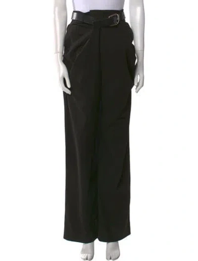 Pre-owned Loewe Wide Leg Pants In Black