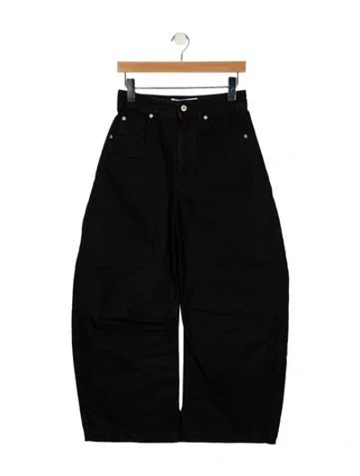 Pre-owned Loewe Wide Leg Pants In Black