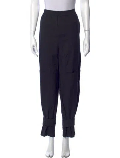 Pre-owned Loewe Wide Leg Pants In Black