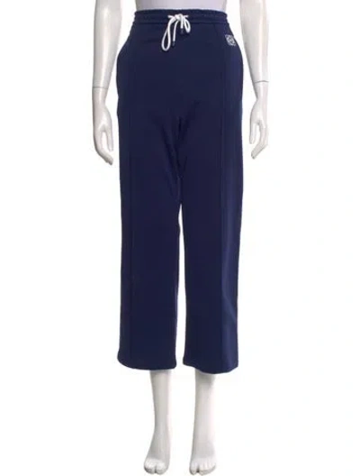 Pre-owned Loewe Wide Leg Pants In Blue
