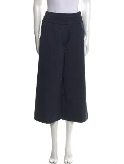 Pre-owned Loewe Wide Leg Pants In Blue
