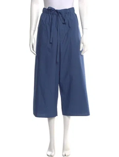 Pre-owned Loewe Wide Leg Pants In Blue