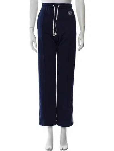 Pre-owned Loewe Wide Leg Pants In Blue