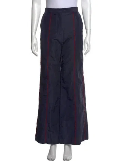 Pre-owned Loewe Wide Leg Pants In Blue