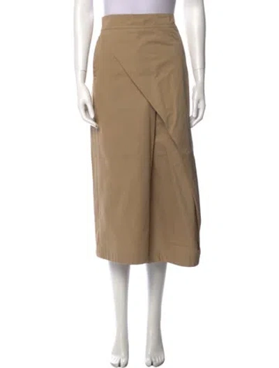 Pre-owned Loewe Wide Leg Pants In Brown