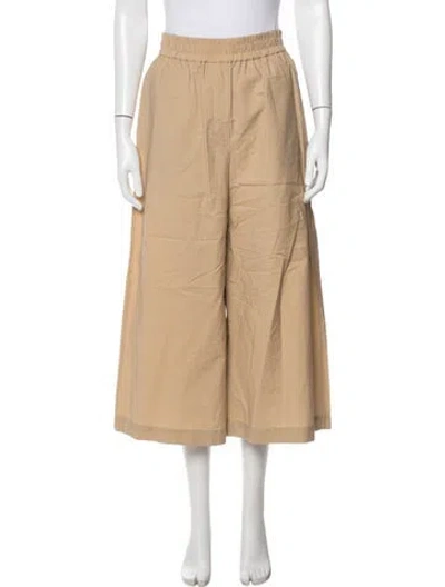 Pre-owned Loewe Wide Leg Pants In Brown/neutrals