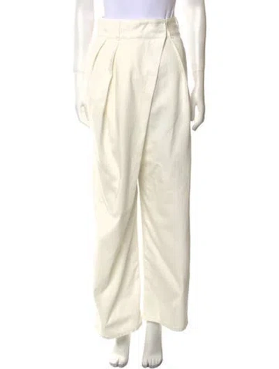 Pre-owned Loewe Wide Leg Pants In Neutral