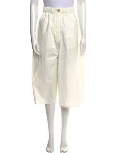 Pre-owned Loewe Wide Leg Pants In Neutral