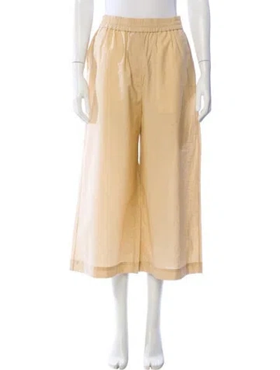Pre-owned Loewe Wide Leg Pants In Neutral