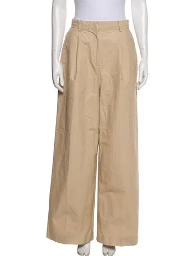 Pre-owned Loewe Wide Leg Pants In Neutral