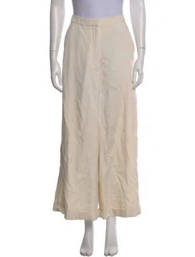 Pre-owned Loewe Wide Leg Pants In Neutral