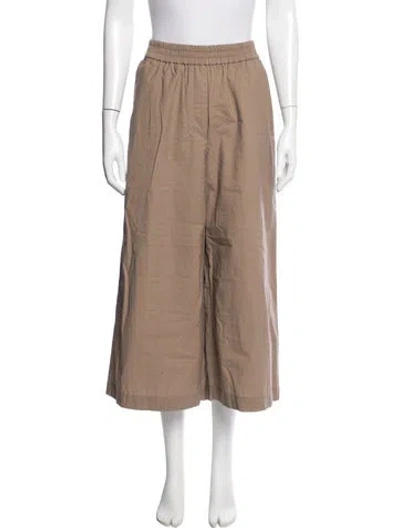 Pre-owned Loewe Wide Leg Pants In Neutral