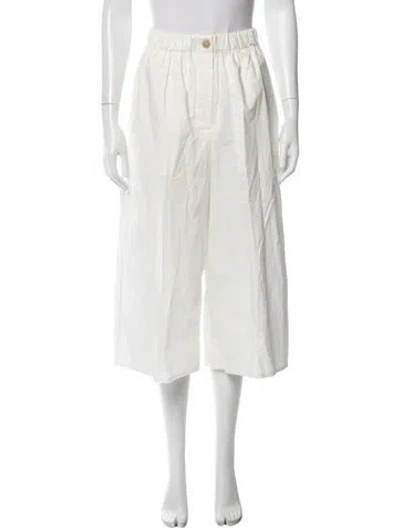 Pre-owned Loewe Wide Leg Pants In Neutrals