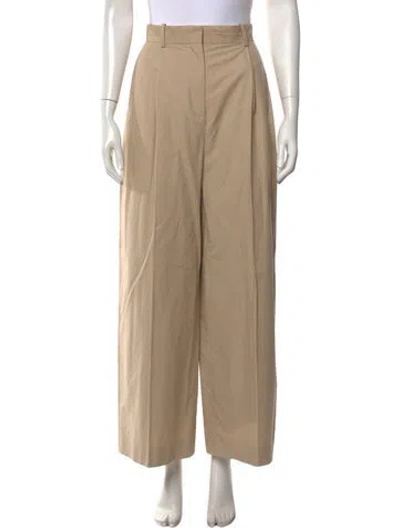 Pre-owned Loewe Wide Leg Pants In Neutrals