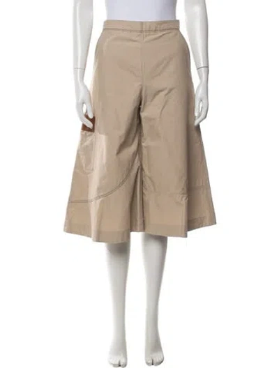 Pre-owned Loewe Wide Leg Pants In Neutrals