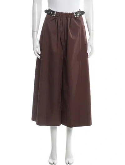 Pre-owned Loewe Wide Leg Pants W/ Tags In Brown