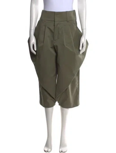 Pre-owned Loewe Wide Leg Pants W/ Tags In Green