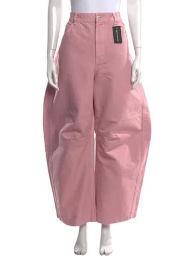 Pre-owned Loewe Wide Leg Pants W/ Tags In Pink