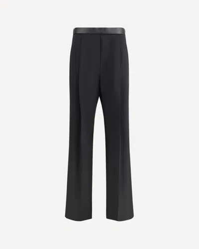 Loewe Wide Leg Trouser In Black