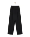 Loewe Wide Leg Trousers In Wool In Black