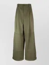 Loewe Wide-leg Trousers With Belt Loops And Back Pocket