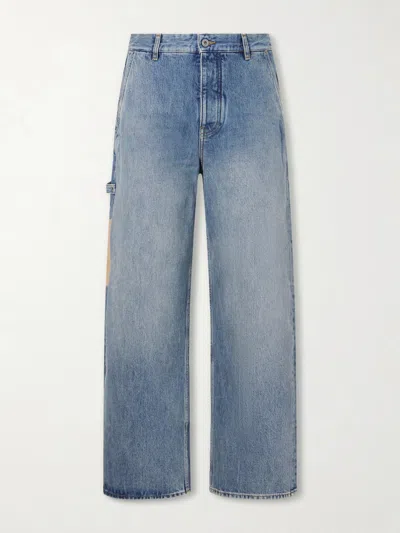 Loewe Wide-leg Baggy Jeans In Multi