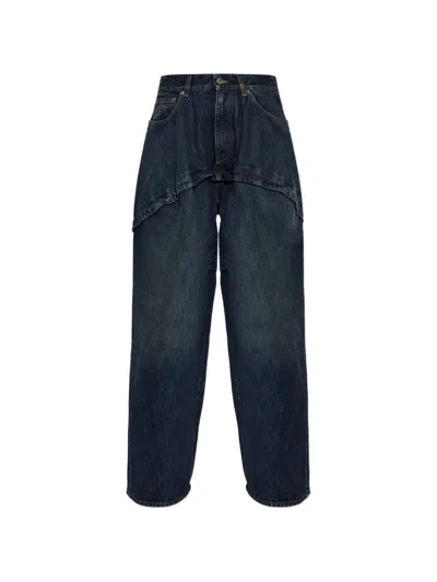 Loewe Wide-leg Jeans In Blue