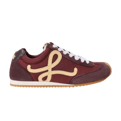 Pre-owned Loewe Wmns Ballet Runner 2.0 'copper Red Vanilla Aubergine' | Women's Size 39
