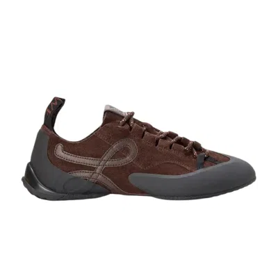 Pre-owned Loewe Wmns Grip Sneaker 'dark Brown Black' | Women's Size 38