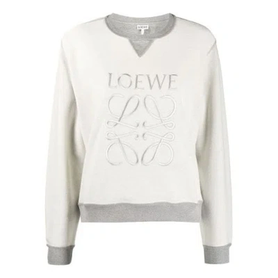 Loewe (wmns)  Fw20 Embroidery Logo Round Collar Female Grey In Gray