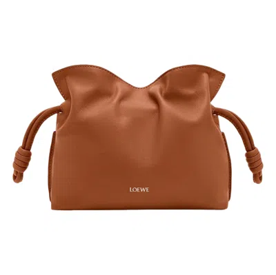 Loewe (wmns)  Mini Flamenco Clutch 'squirrel' In Brown